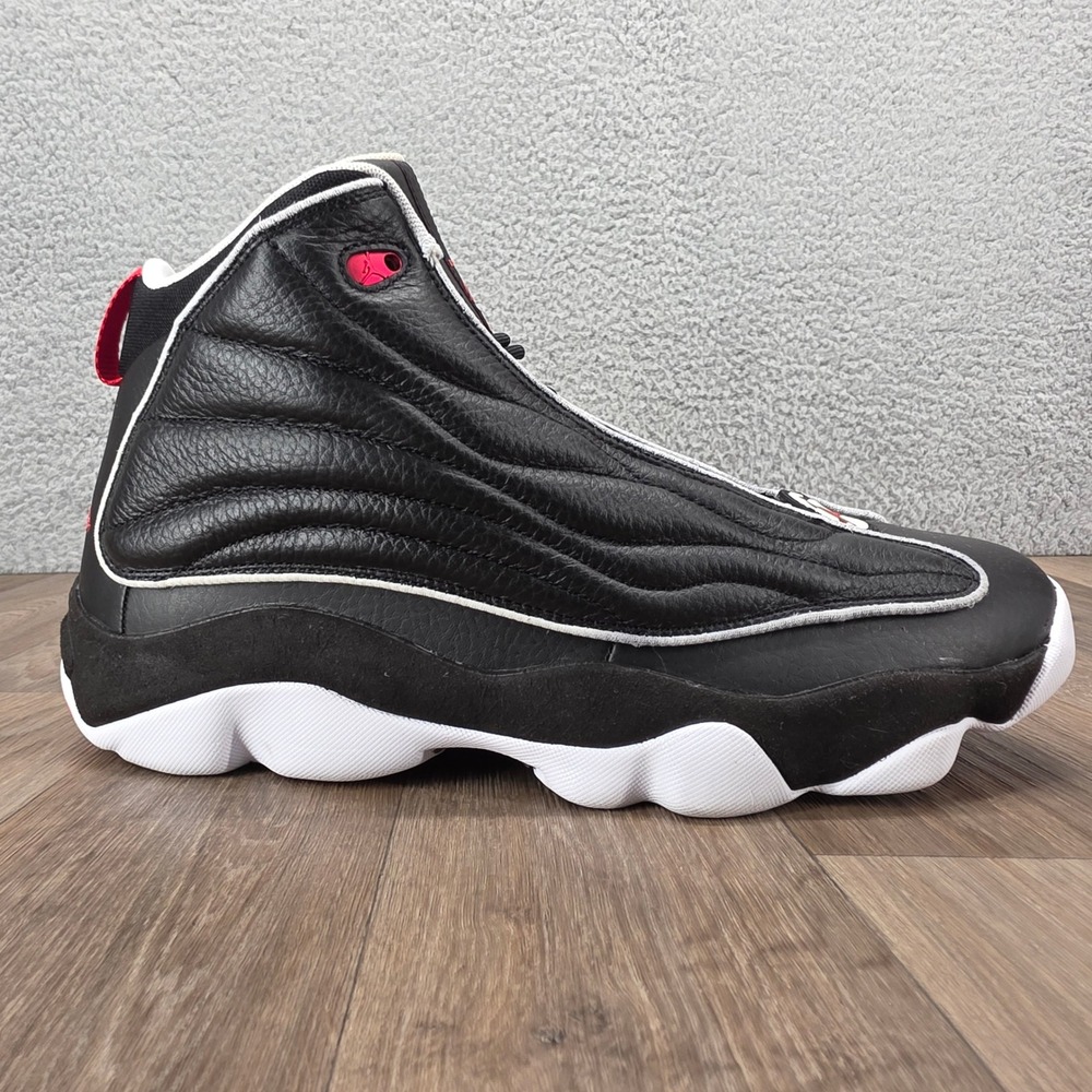 Jordan Pro Strong Black Varsity Red White DC8418-062 Mens Size 12 Shoes